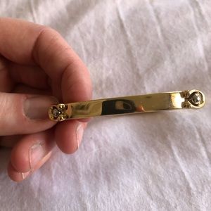 Coach gold bangle bracelet